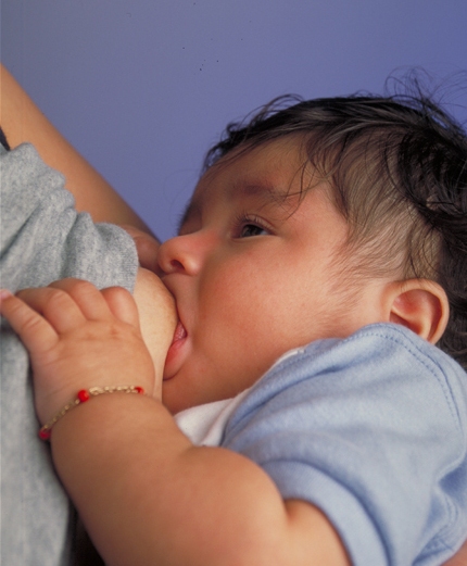 Breastfeeding infant