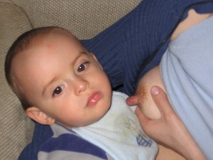 Breastfeeding child
