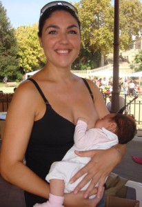 Breastfeeding mom