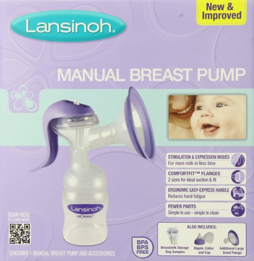 lansinoh manual breast pump review